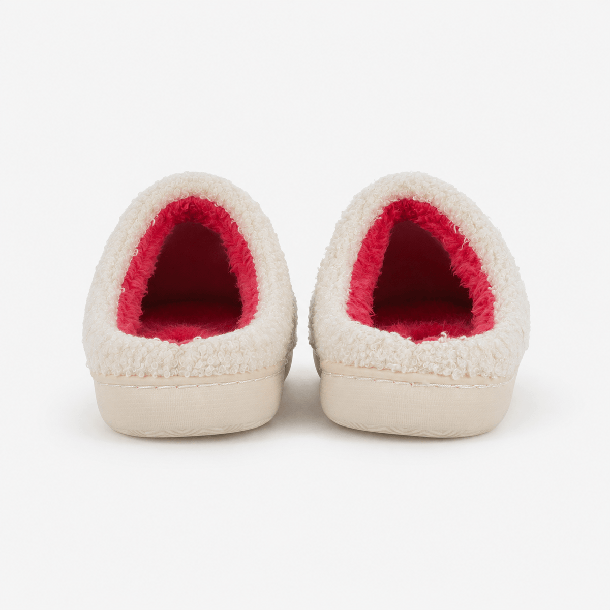 Jo & Joe BOW Womens Mule Slippers Cream