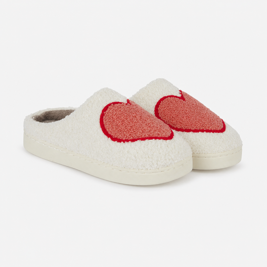 Jo & Joe AMOUR Womens Mule Slippers Cream