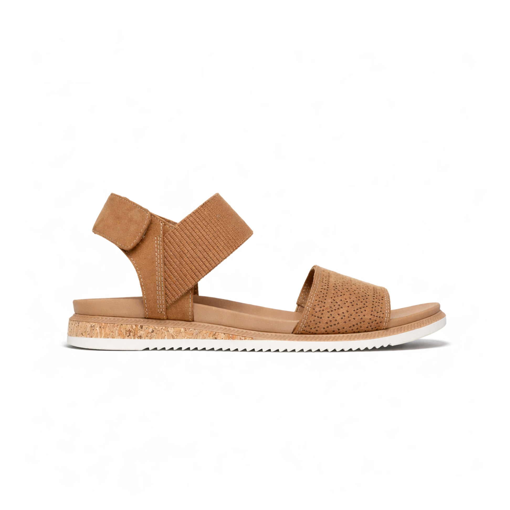 Skechers DESERT KISS LOW-TOP LOOK Womens Ankle Strap Sandals Chestnut