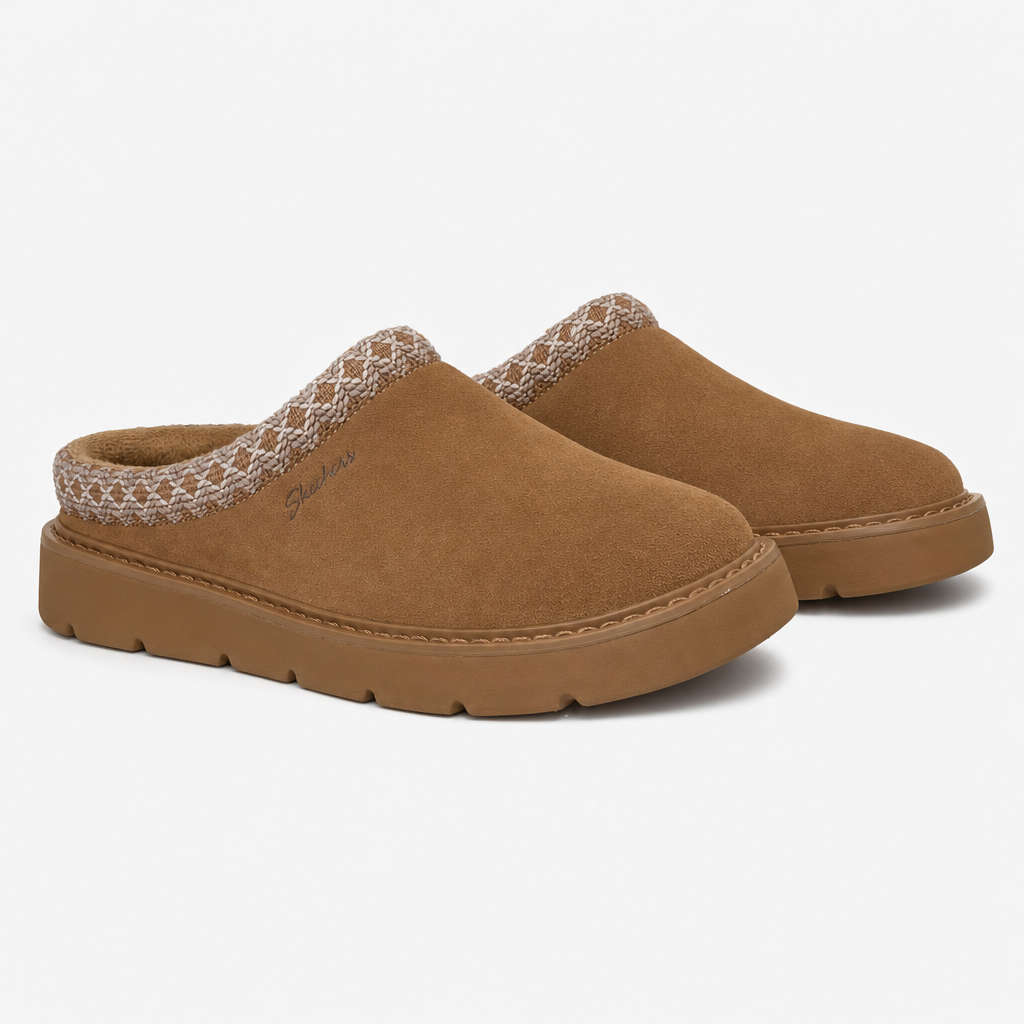 Skechers KEEPSAKES COZY - COZY CASCADE Womens Mules Chestnut