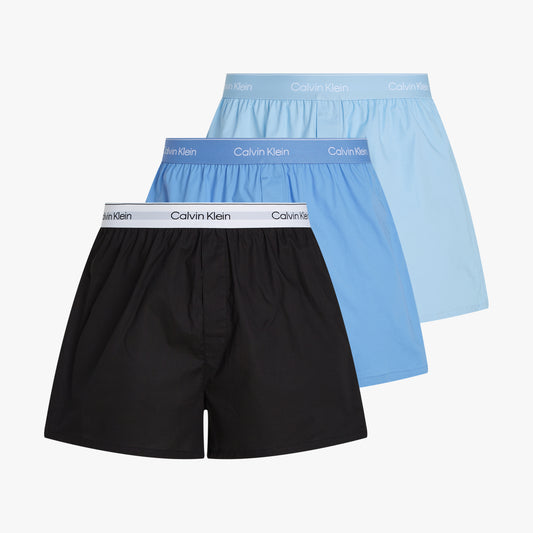 Calvin Klein ICON Cotton Stretch Slim 3 Pack Mens Boxers Multi