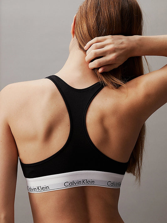 Calvin Klein MODERN COTTON Womens Bralette Black
