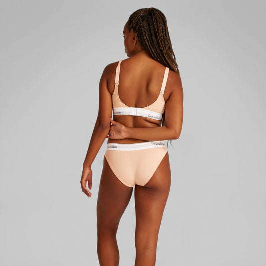 Calvin Klein ICON Cotton Modal Womens Bikini Briefs Melon Frenzy