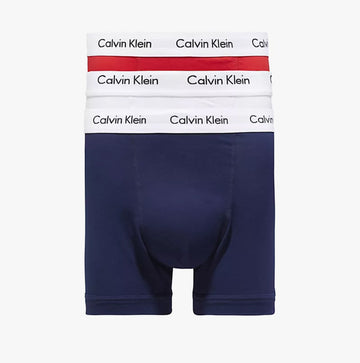 Calvin Klein TRUNK 3 Pack Mens Cotton Stretch Underwear Cloud