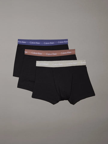 Calvin Klein COTTON STRETCH Mens 3 Pack Trunks Multicoloured