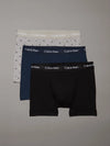 Calvin Klein COTTON STRETCH Mens 3 Pack Trunks Multicoloured