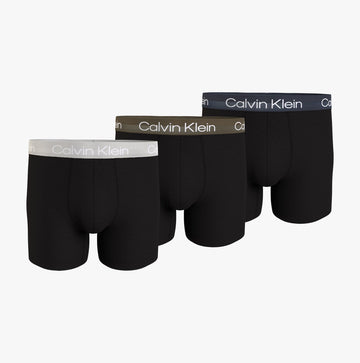 Calvin Klein 3 Pack Mens Boxers Black