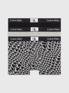 Calvin Klein 3 Pack Mens Trunks Black/Grey