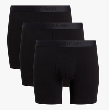 Calvin Klein 3 Pack Mens Boxer Briefs CK Black