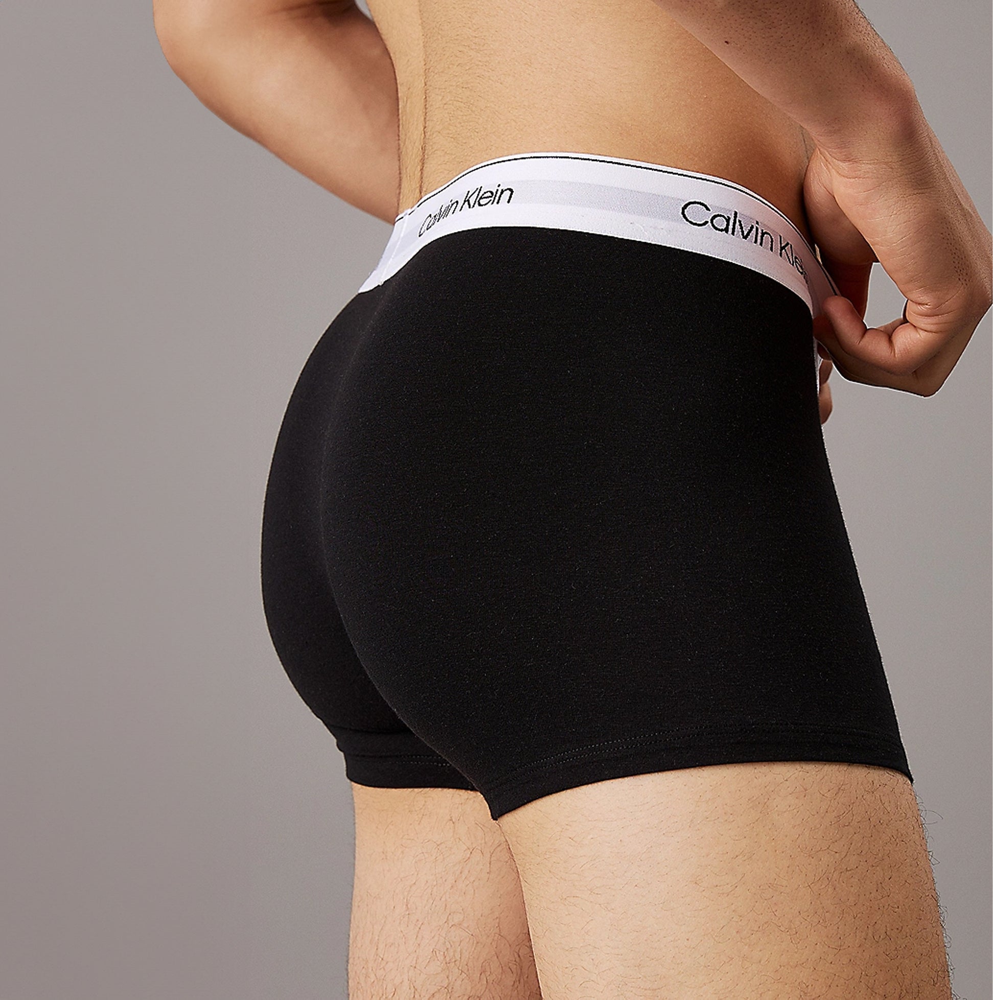 Calvin Klein MODERN COTTON STRETCH Mens 3 Pack Trunks Multicoloured