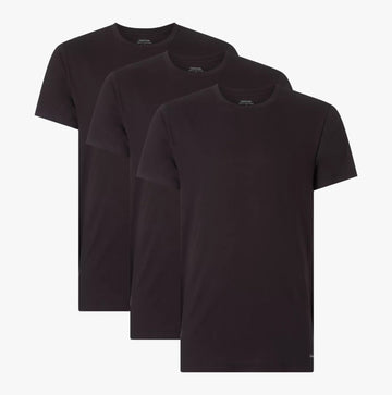 Calvin Klein S/S CREW NECK 3 Pack Mens Black