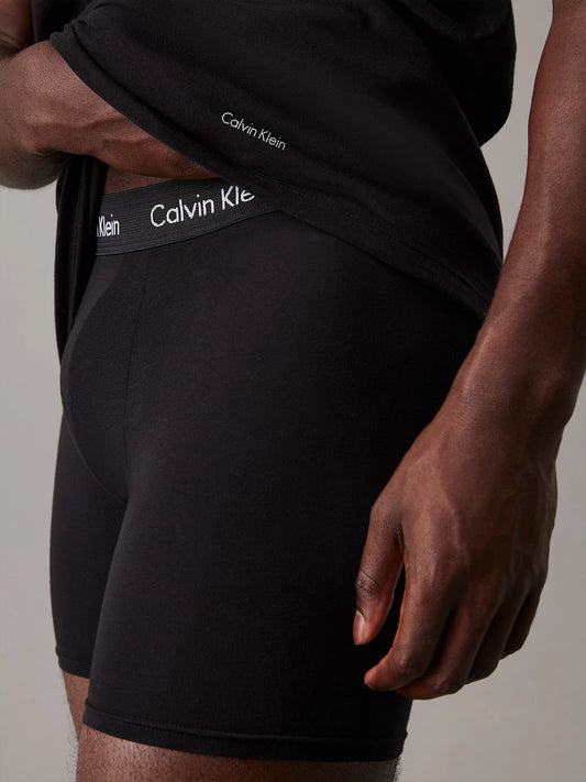 Calvin Klein S/S CREW NECK 3 Pack Mens Black