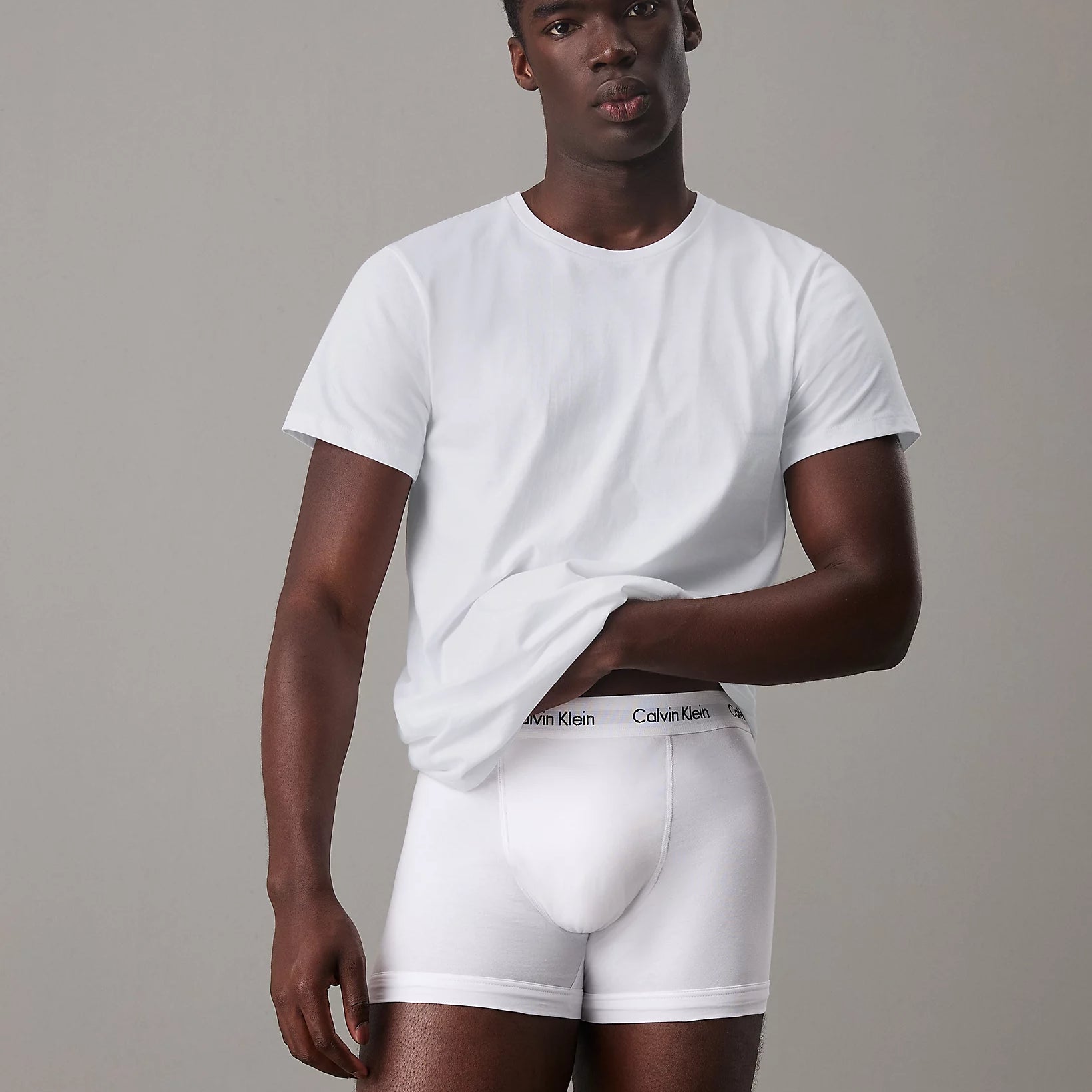 Calvin Klein  CREW NECK 3 Pack Mens Cotton T-Shirts White