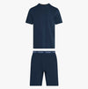Calvin Klein COTTON STRETCH Pyjama Shorts & T-Shirt Set Blueberry