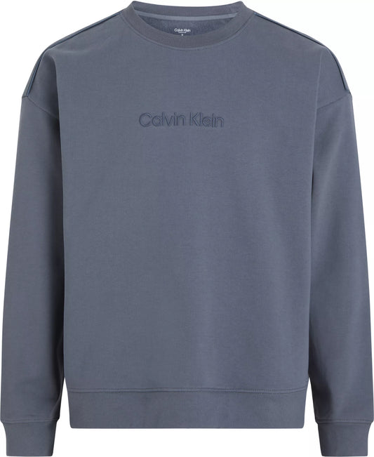 Calvin Klein COTTON FLEECE Mens Sweatshirt Turbulence / Ink