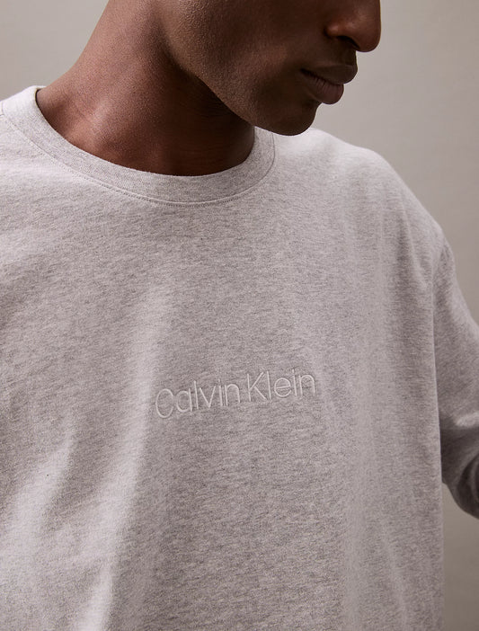 Calvin Klein MODERN TERRY Mens Sweatshirt Grey Heather