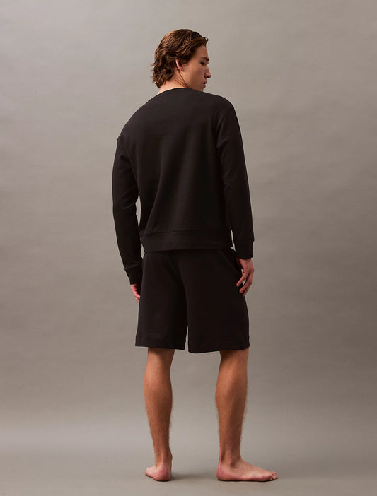 Calvin Klein MODERN TERRY Mens Sweatshirt Black