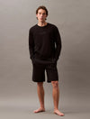 Calvin Klein MODERN TERRY Mens Sweatshirt Black