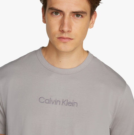 Calvin Klein Calvin Klein 100% COTTON Mens Lounge T-Shirt Ash