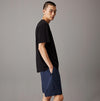 Calvin Klein CK ESTABLISHED FASHION Mens Short Set Black Beauty Top / Ink Bottom