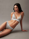 Calvin Klein MODERN LOGO Womens Bikini Briefs Grey Heather