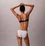 Calvin Klein BIKINI 3 PACK Womens Bikini Multicoloured, back view of model wearing bikini with light patterns.