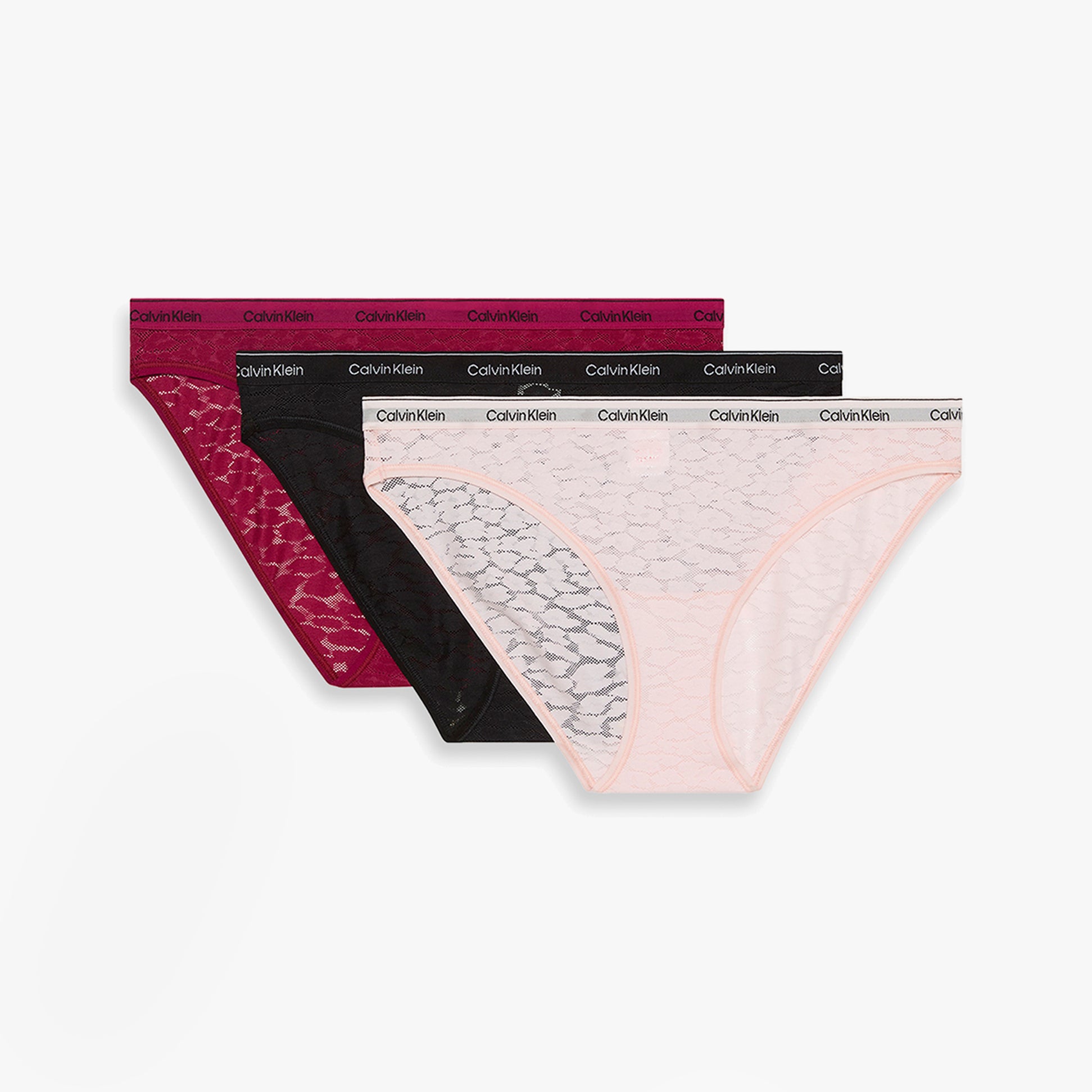 Calvin Klein BIKINI 3 PACK Womens Bikini Multicoloured
