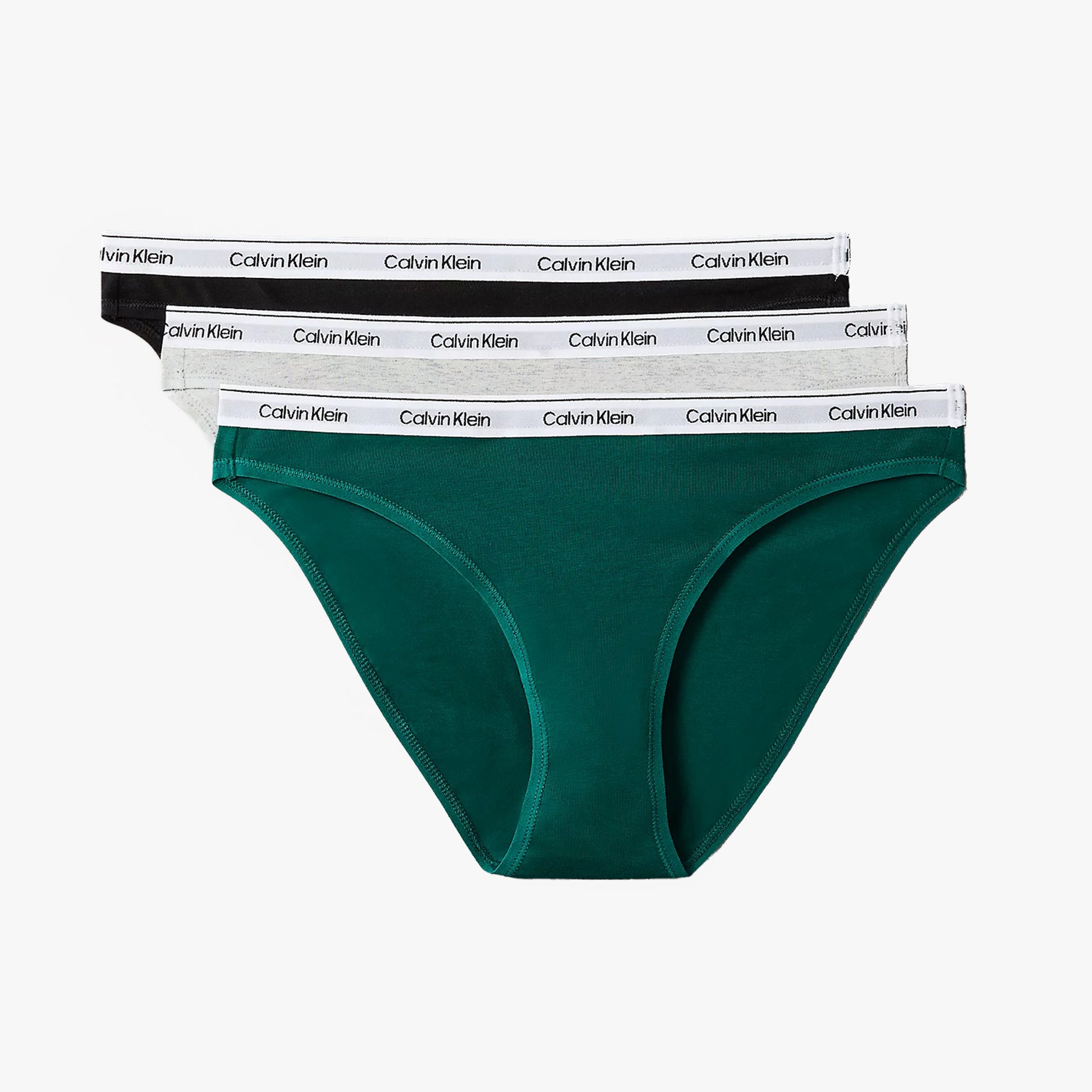 Calvin Klein Womens Icon Logo 3 Pack Bikini Briefs Multi