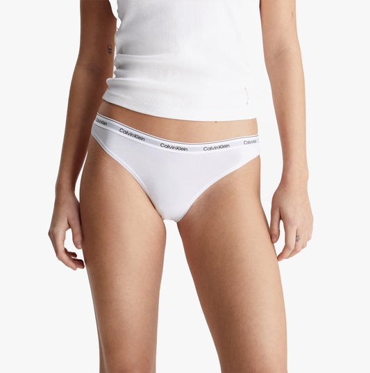 Calvin Klein MODERN LOGO 3 Pack Thongs Womens Multicoloured