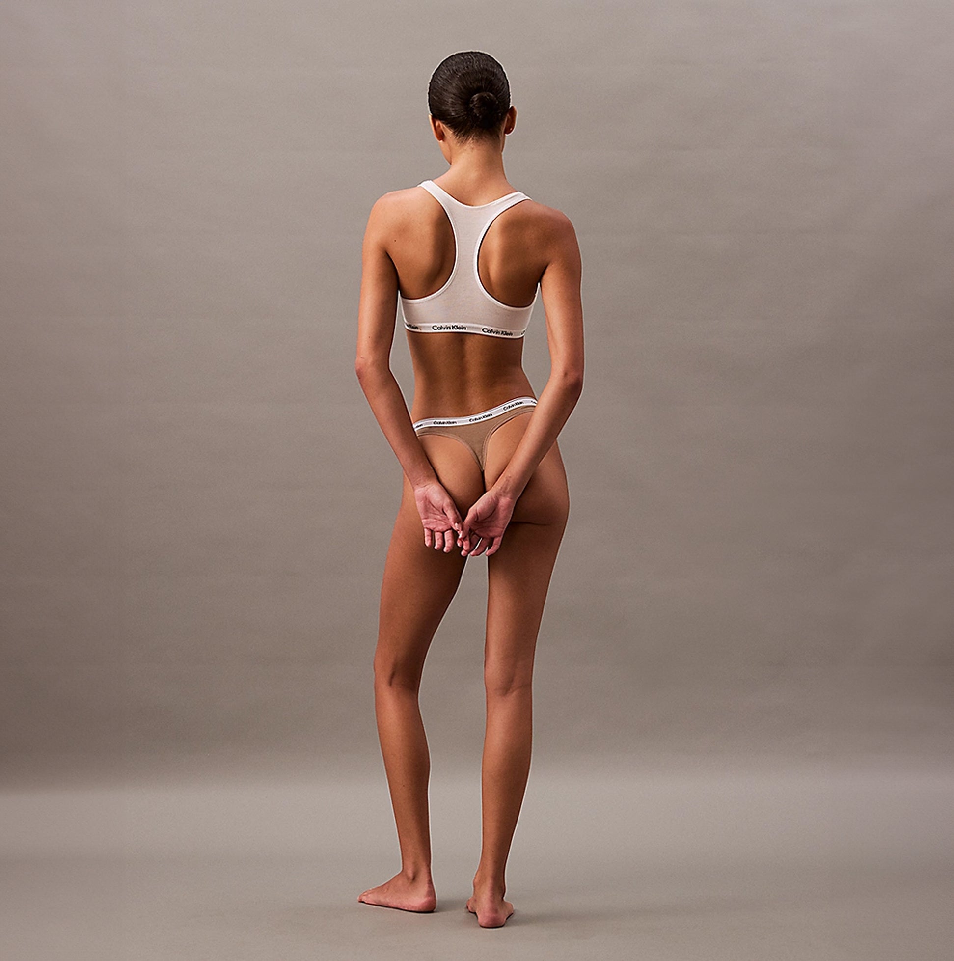 Calvin Klein MODERN LOGO Womens 3 Pack Thongs Multicoloured