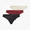 Calvin Klein MODERN LOGO HOLIDAY Womens 3 Pack Bikinis Multicoloured