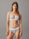 Calvin Klein MODERN COTTON Unlined Womens Triangle Bra Grey Heather