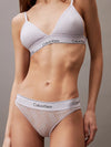 Calvin Klein MODERN LACE Lightly Lined Triangle Bra Womens Lavender Blue