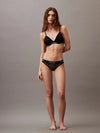 Calvin Klein MODERN LACE Lightly Lined Triangle Bra Womens Black