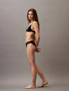 Calvin Klein MODERN LACE Lightly Lined Triangle Bra Womens Black