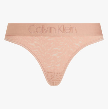 Calvin Klein THONG FSR Womens Thong Stone Grey