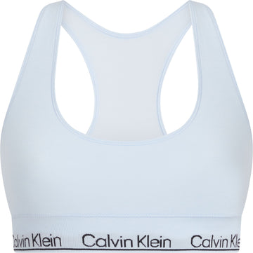 Calvin Klein MODERN SEAMLESS Womens Racerback Bralette Skyway Blue