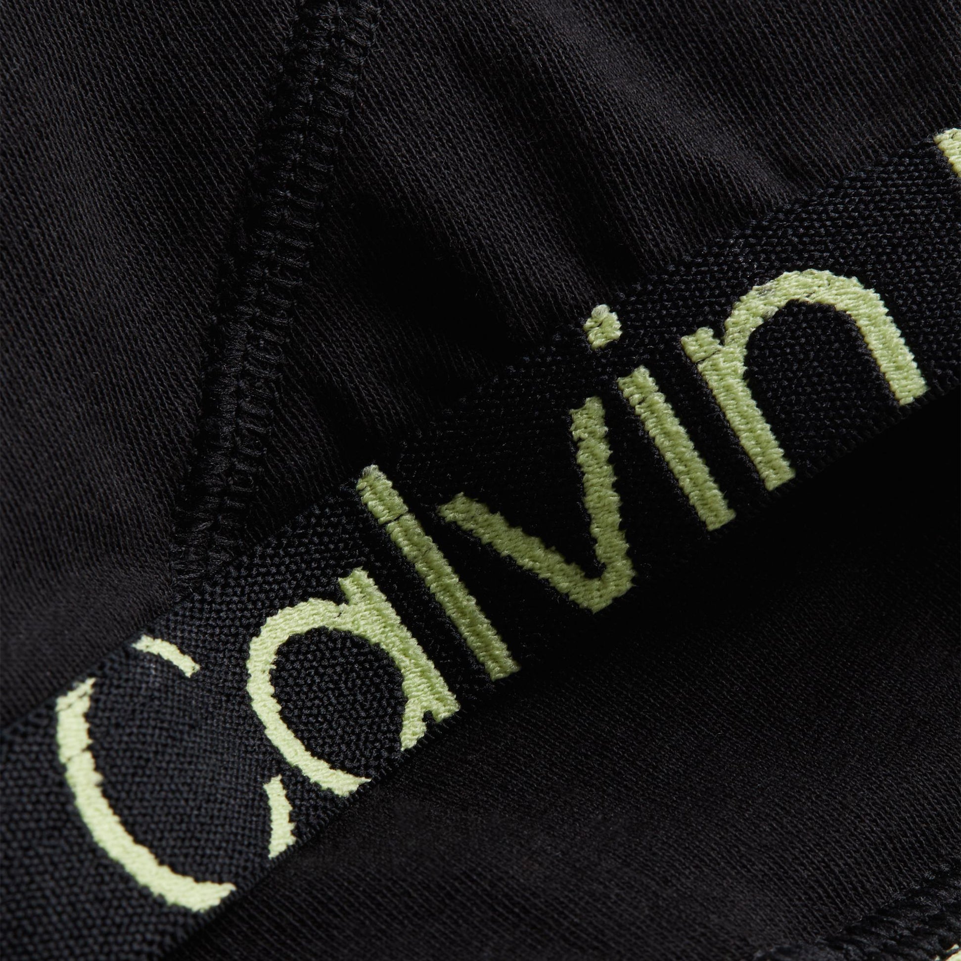 Calvin Klein UNLINED BRALETTE Womens Black Sunny Lime