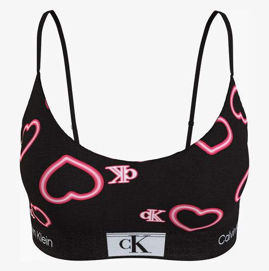 Calvin Klein UNLINED BRALETTE H1R Womens Bra Black