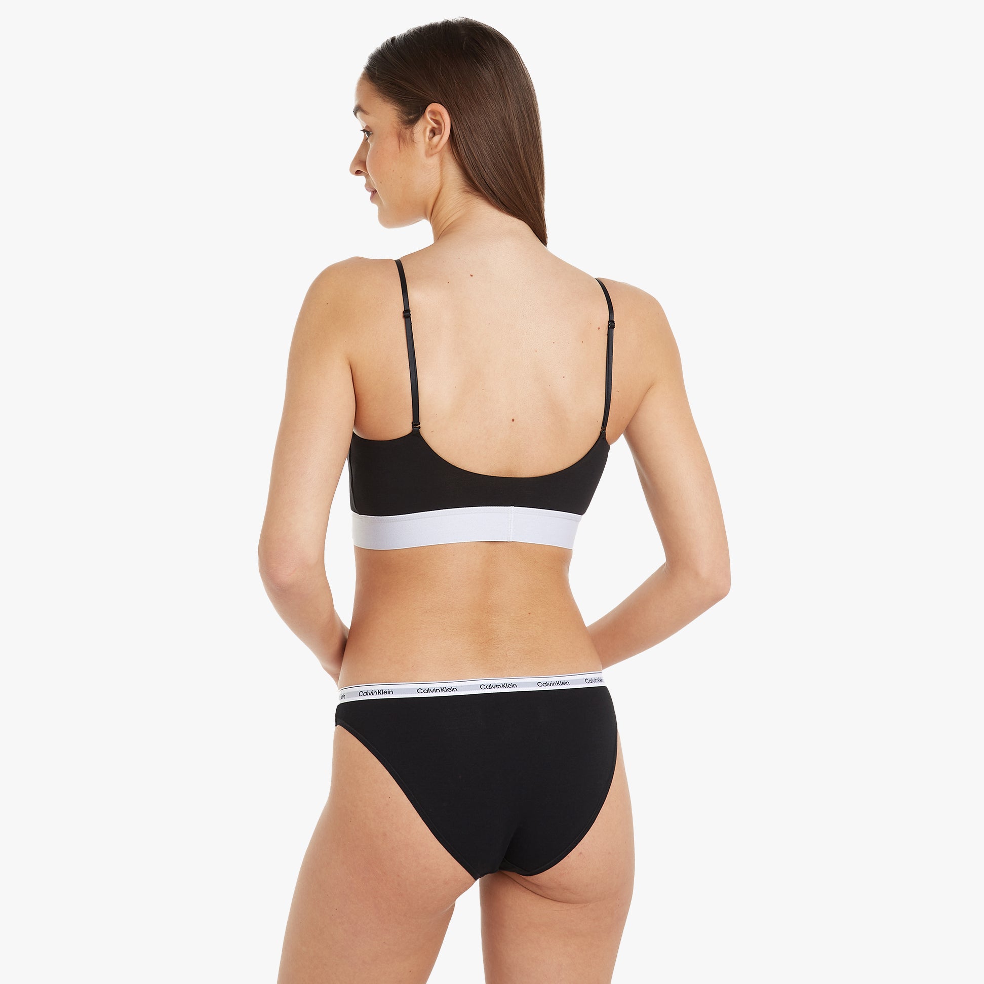 Calvin Klein LINED Bralette Womens Black