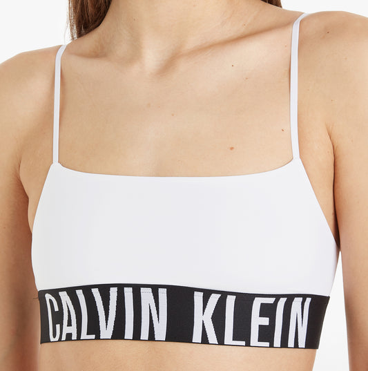 Calvin Klein INTENSE POWER Unlined Bralette Womens White