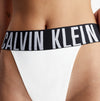 Calvin Klein HIGH LEG Thong Womens White