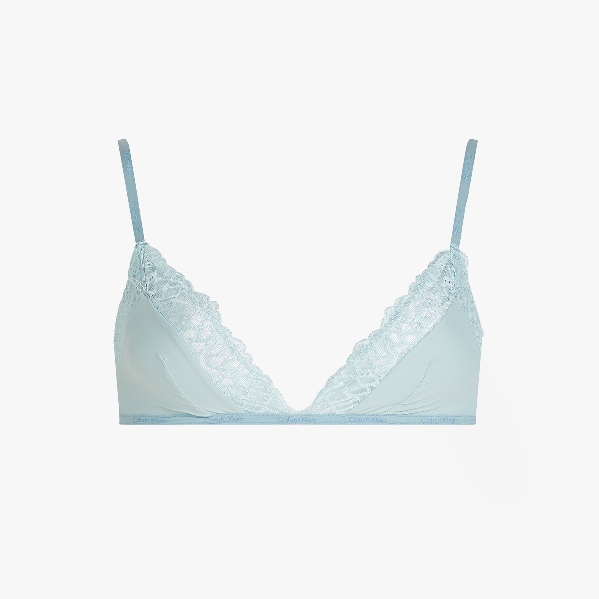 Calvin Klein SOFT STRETCH LACE Womens Triangle Bra Ether