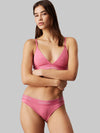 Calvin Klein MODERN COTTON VDAY Womens Bikini Briefs Pink