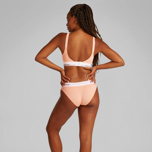 Calvin Klein ICON COTTON Womens Lift Bralette Melon Frenzy