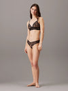 Calvin Klein CK INSTINCT Womens Triangle Bra Black
