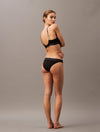 Calvin Klein TONAL LOGO COTTON Womens Bikinis Black