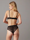 Calvin Klein MODERN LACE Womens Triangle Bra Black