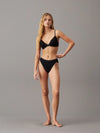Calvin Klein MODERN LACE Womens Triangle Bra Black