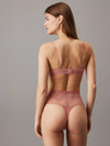 Calvin Klein MODERN LACE Womens Triangle Bra Red Grape